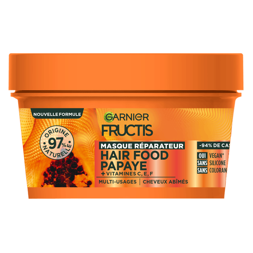 1372 GAR FRUCTIS HAIRFOOD PAPAYE MASQUE FOP